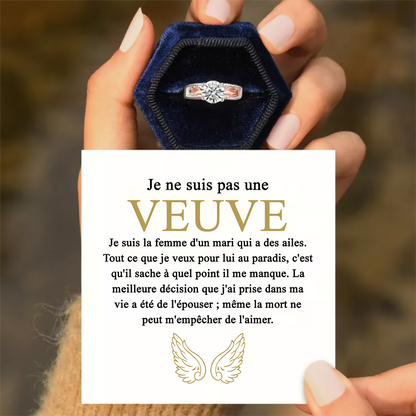 Bague commémorative - Mari avec des ailes