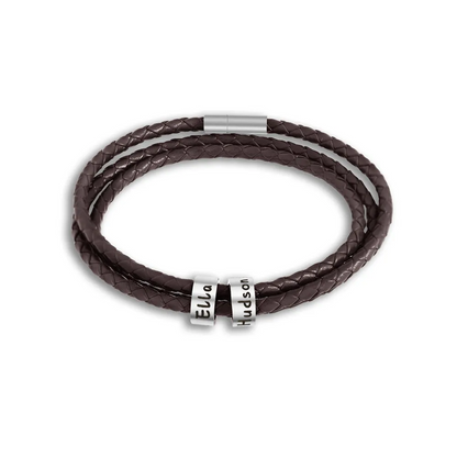 Bracelet cuir homme - Garde-moi toujours avec toi