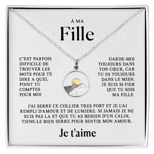 À ma Fille - Collier montagne