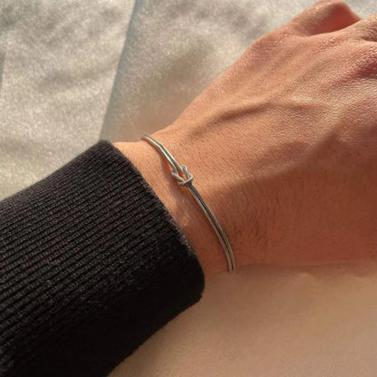 Bracelet Minimal Avec Noeud