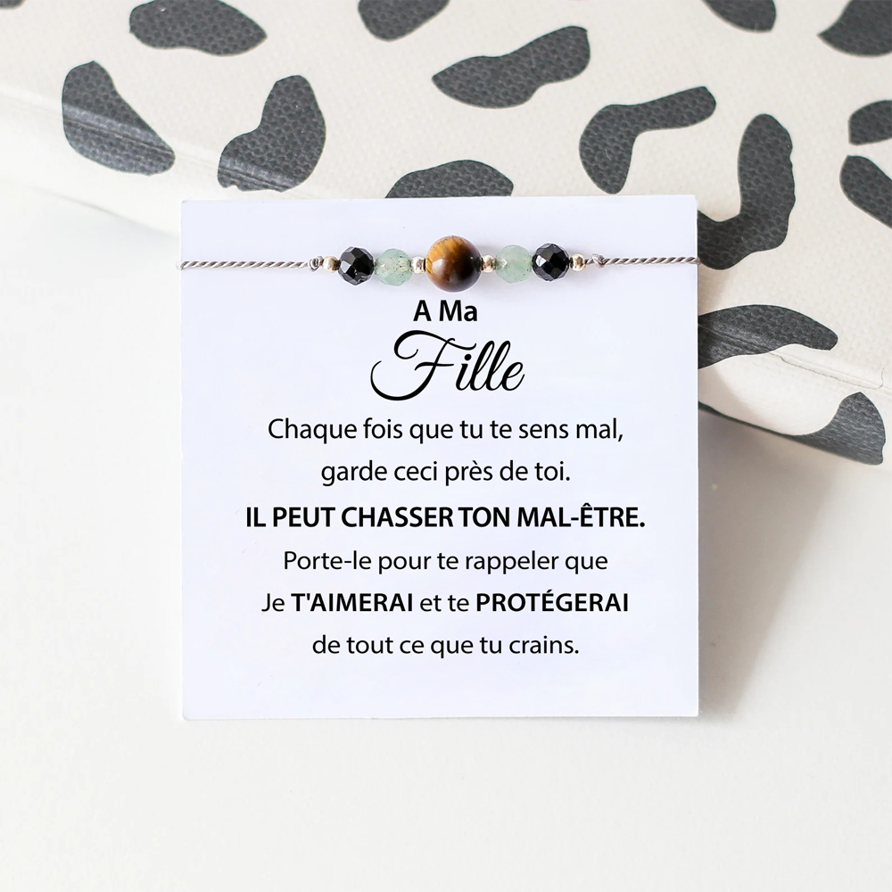 À ma Fille - Bracelet anti-anxiété