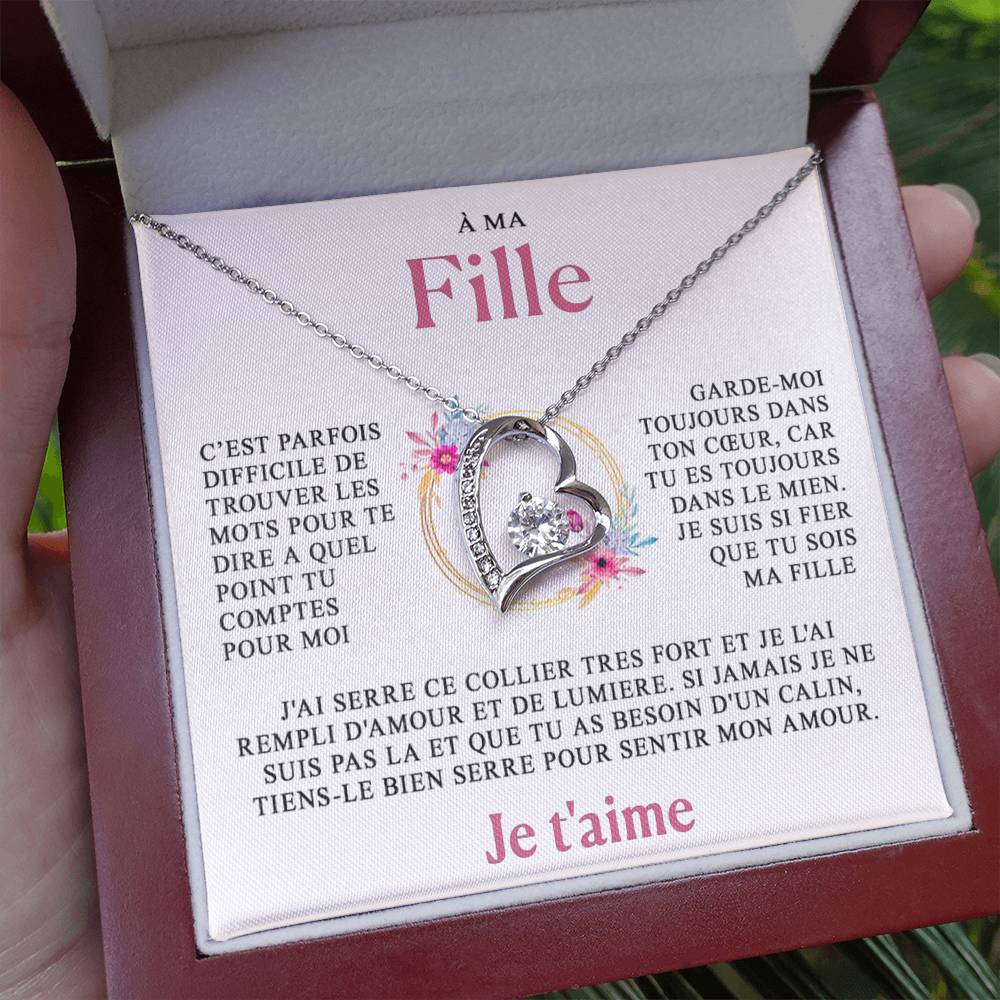 À ma Fille - j'ai rempli ce collier de tout mon amour