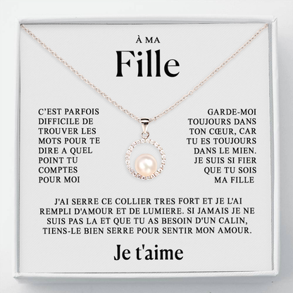 À ma Fille - Collier de perles