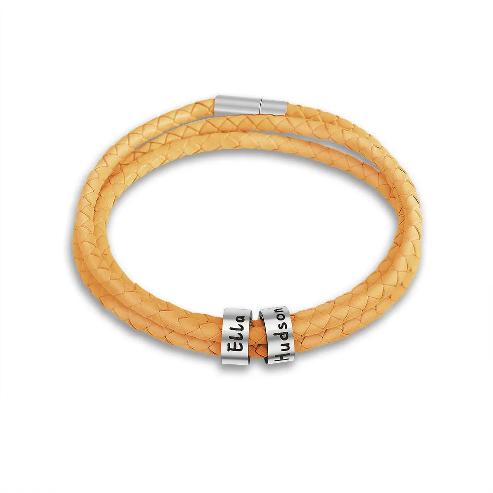 Bracelet cuir homme - Garde-moi toujours avec toi