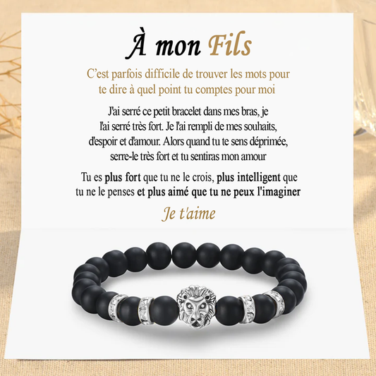 A Mon Fils - Bracelet Lion