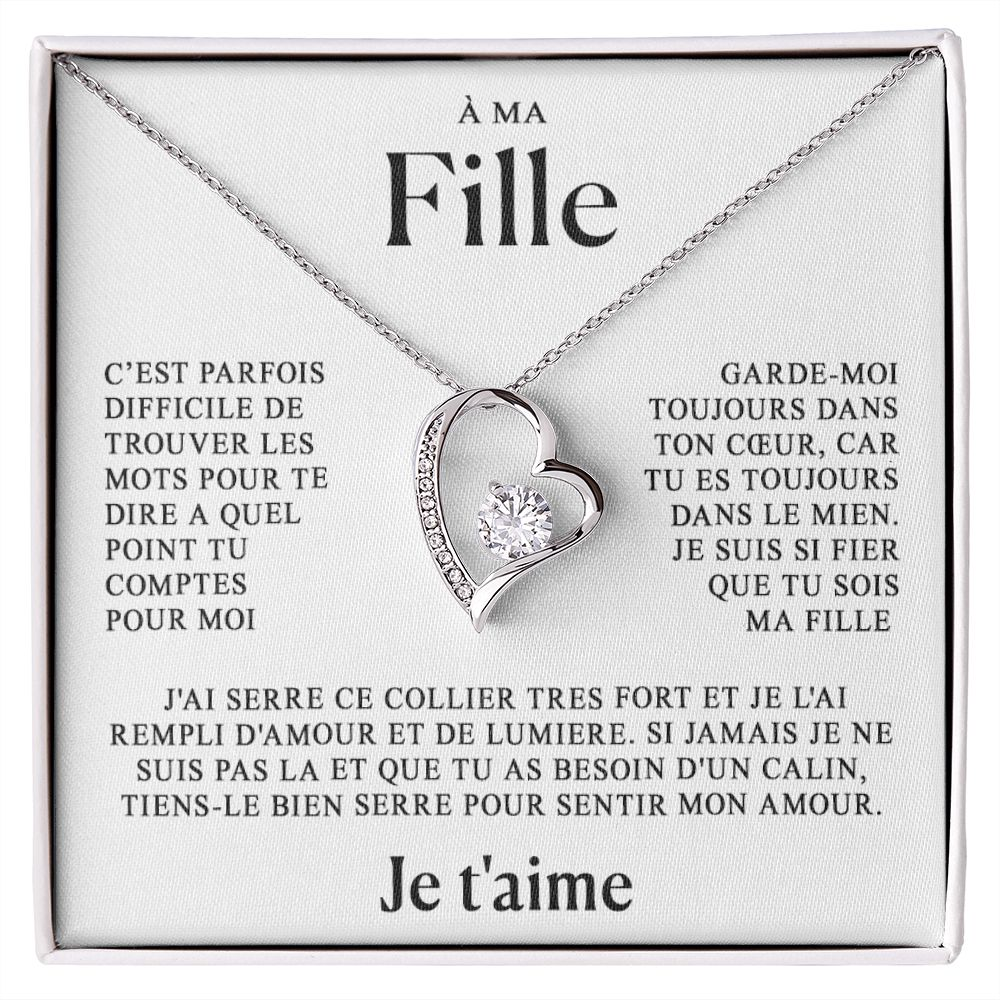 À ma fille - je t'aime