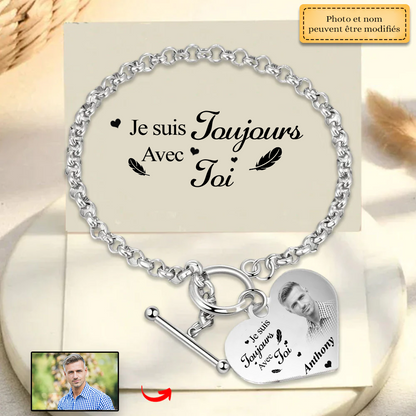 Je Suis Toujours Avec Toi - Bracelet Commémoratif