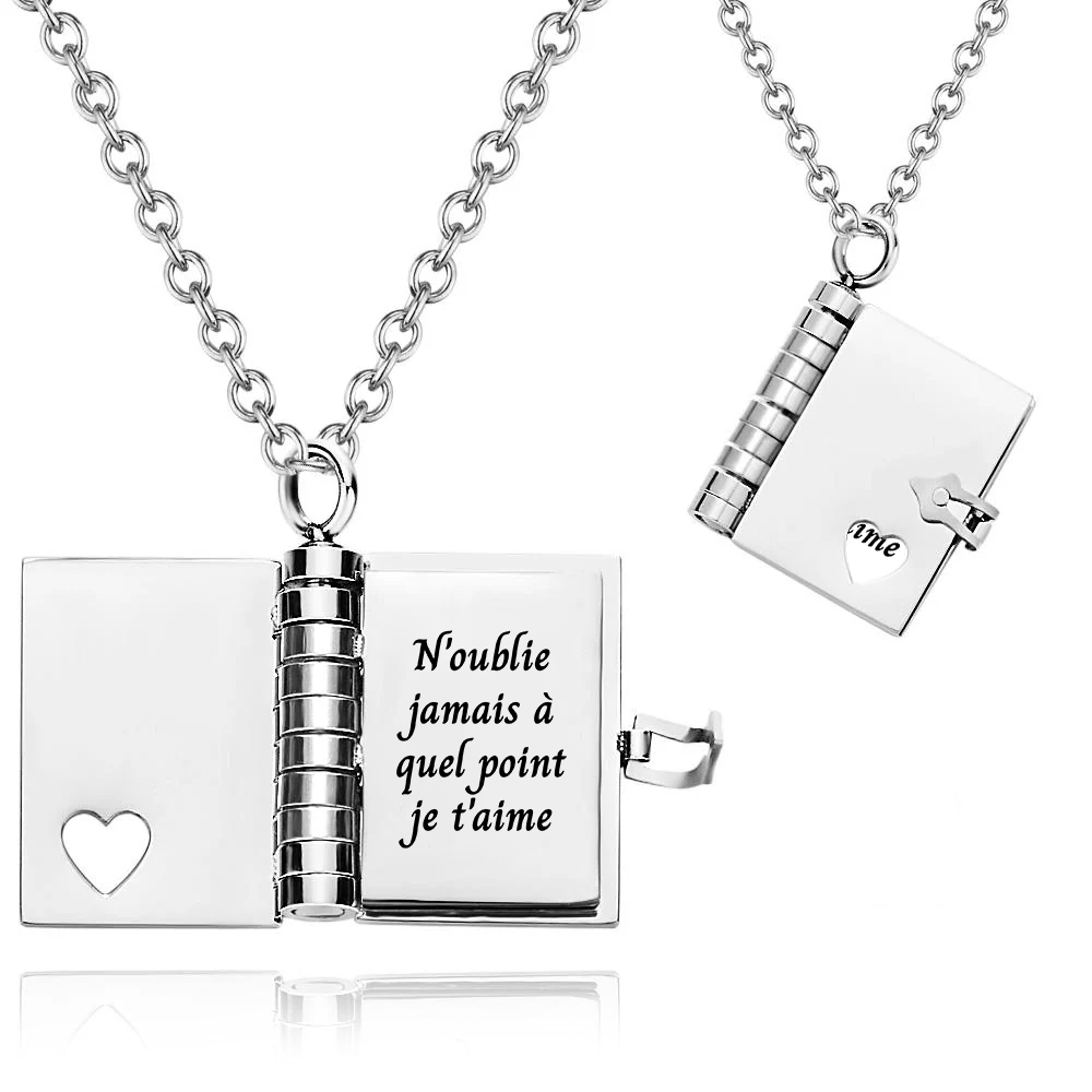 N'oublie jamais combien je t'aime - Collier livre