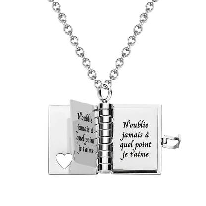 N'oublie jamais combien je t'aime - Collier livre