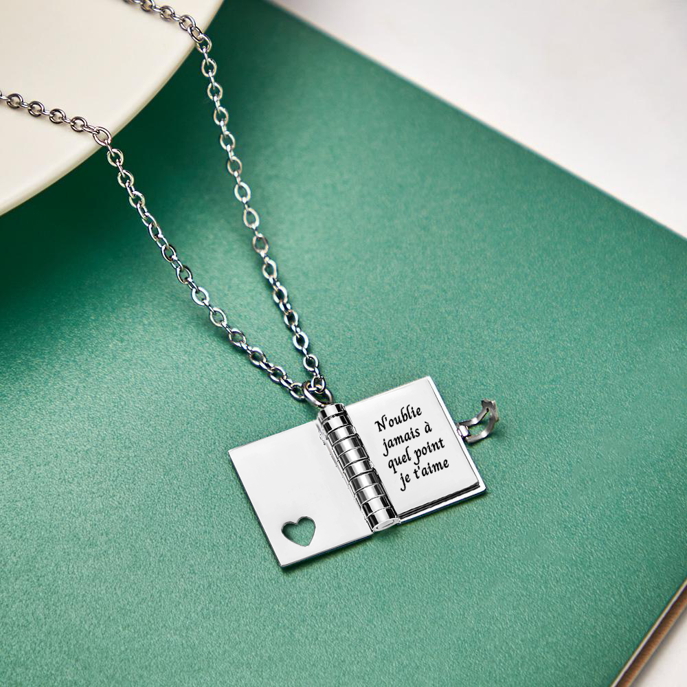 N'oublie jamais combien je t'aime - Collier livre