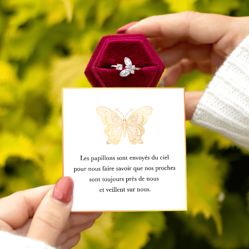 Bague Papillon Du Ciel