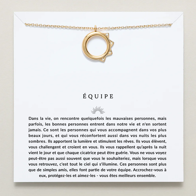 Collier Equipe- Plus Que Des Amis