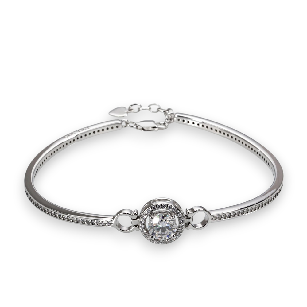 Bracelet Femme Argent Diamant